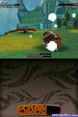 How to Train Your Dragon gameplay screenshot on DS