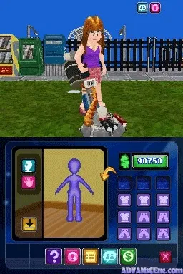 ICarly 2: iJoin the Click! gameplay screenshot on DS