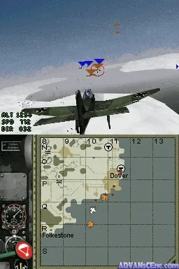 IL-2 Sturmovik: Birds of Prey gameplay screenshot on DS