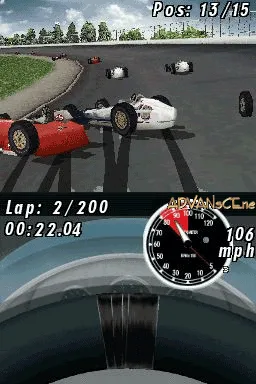 Indianapolis 500 Legends gameplay screenshot on DS
