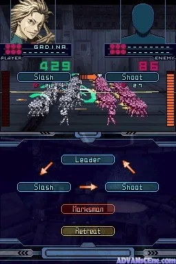 Infinite Space gameplay screenshot on DS