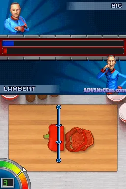 Iron Chef America: Supreme Cuisine gameplay screenshot on DS
