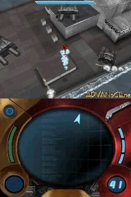 Iron Man gameplay screenshot on DS