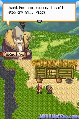 Izuna 2: The Unemployed Ninja Returns gameplay screenshot on DS
