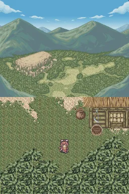 Izuna: Legend of the Unemployed Ninja gameplay screenshot on DS