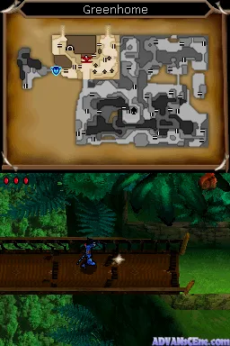 James Cameron's Avatar: The Game gameplay screenshot on DS