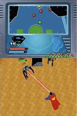 Justice League Heroes gameplay screenshot on DS
