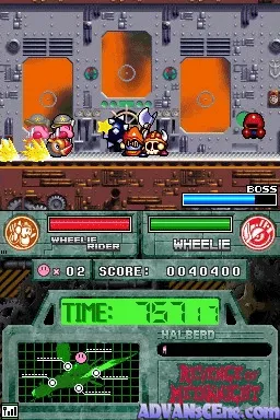 Kirby Super Star Ultra gameplay screenshot on DS