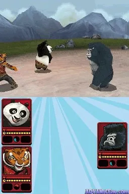 Kung Fu Panda 2 gameplay screenshot on DS