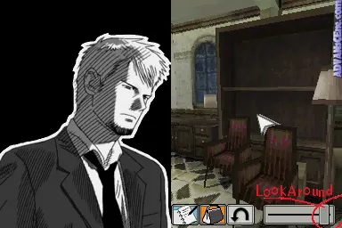 Last Window: The Secret of Cape West gameplay screenshot on DS