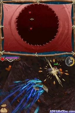 Legend of the Guardians: The Owls of Ga'Hoole gameplay screenshot on DS