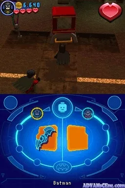 Lego Batman 2: DC Super Heroes gameplay screenshot on DS
