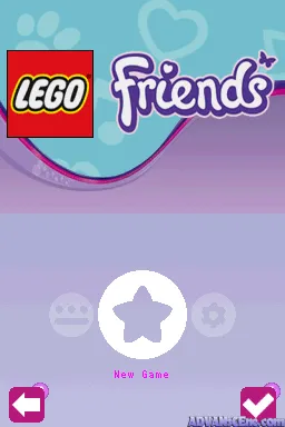 Lego Friends gameplay screenshot on DS