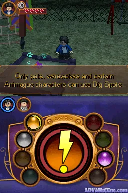 Lego Harry Potter: Years 5–7 gameplay screenshot on DS