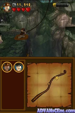 Lego Indiana Jones: The Original Adventures gameplay screenshot on DS