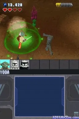 Lego Star Wars III: The Clone Wars gameplay screenshot on DS