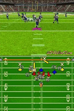 Madden NFL 06 gameplay screenshot on DS