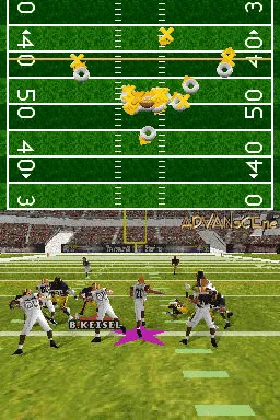 Madden NFL 07 gameplay screenshot on DS
