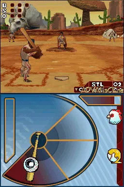 Major League Baseball 2K8 Fantasy All-Stars gameplay screenshot on DS