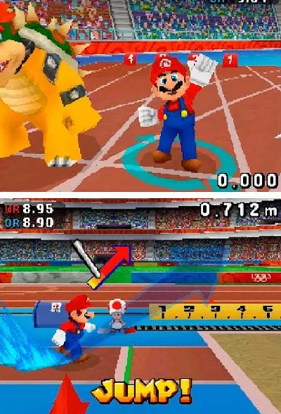 Mario & Sonic at the Olympic Games gameplay screenshot on DS