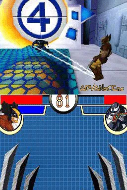 Marvel Nemesis: Rise of the Imperfects gameplay screenshot on DS