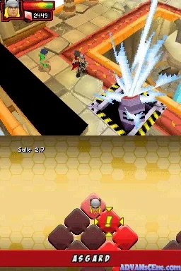 Marvel Super Hero Squad: The Infinity Gauntlet gameplay screenshot on DS