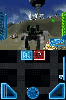 MechAssault: Phantom War gameplay screenshot on DS