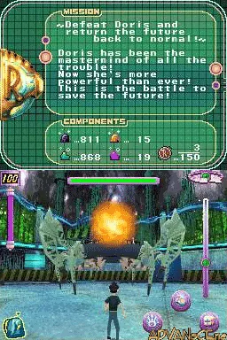 Meet the Robinsons gameplay screenshot on DS