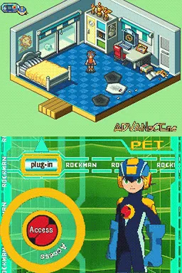 Mega Man Battle Network 5: Double Team DS gameplay screenshot on DS