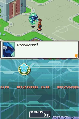Mega Man Star Force 3 gameplay screenshot on DS