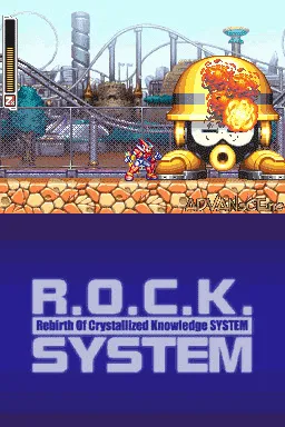 Mega Man ZX gameplay screenshot on DS