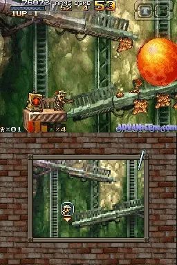 Metal Slug 7 gameplay screenshot on DS