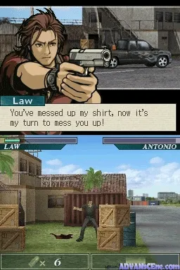 Miami Law gameplay screenshot on DS