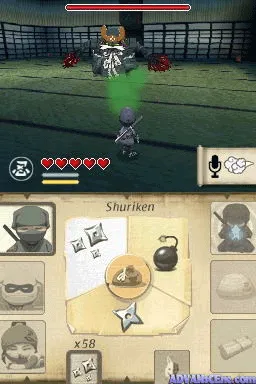 Mini Ninjas gameplay screenshot on DS