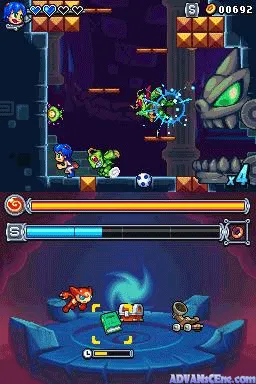 Monster Tale gameplay screenshot on DS