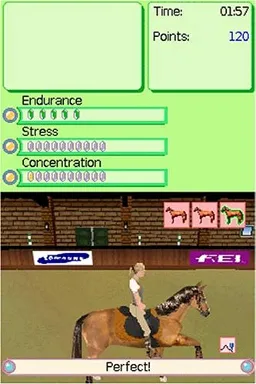 My Horse and Me gameplay screenshot on DS