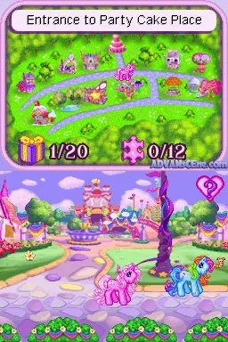 My Little Pony: Pinkie Pie's Party gameplay screenshot on DS