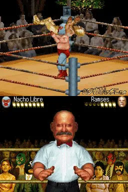 Nacho Libre gameplay screenshot on DS