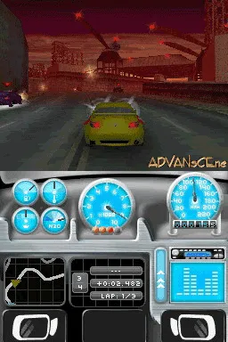 Need for Speed Carbon: Own the City gameplay screenshot on DS