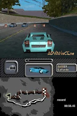 Need for Speed: Most Wanted gameplay screenshot on DS