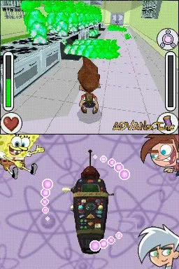 Nicktoons Unite! gameplay screenshot on DS