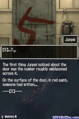Nine Hours, Nine Persons, Nine Doors gameplay screenshot on DS