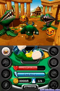 NRL Mascot Mania gameplay screenshot on DS