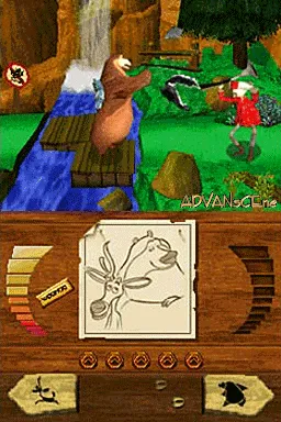 Open Season gameplay screenshot on DS