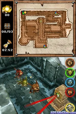 Overlord: Minions gameplay screenshot on DS