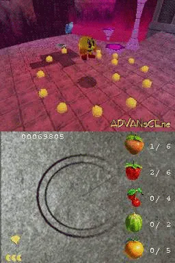 Pac-Man World 3 gameplay screenshot on DS
