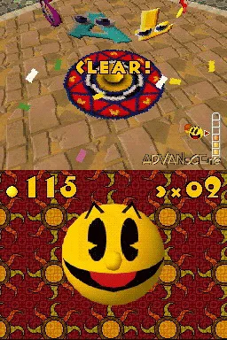 Pac 'n Roll gameplay screenshot on DS