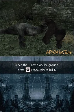 Peter Jackson's King Kong gameplay screenshot on DS