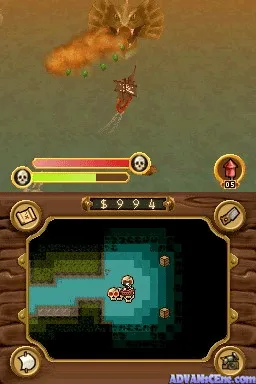 Pirates: Duels on the High Seas gameplay screenshot on DS