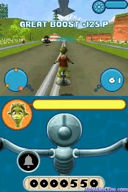 Planet 51: The Game gameplay screenshot on DS